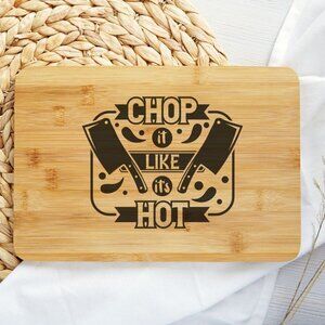 Chop It Like It's Hot Personalized Cutting  board